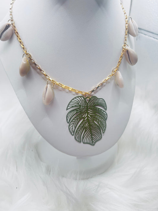 Tropical Vibes Cowrie Shell Necklace